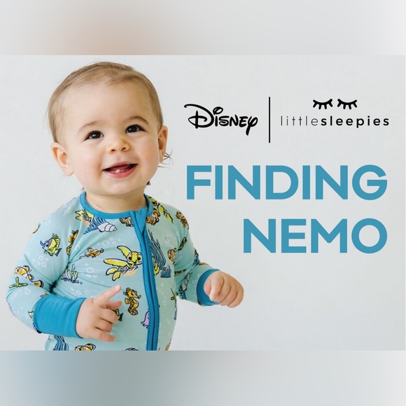 Little sleepies Disney finding Nemo 6-12 months onesie - Picture 6 of 6